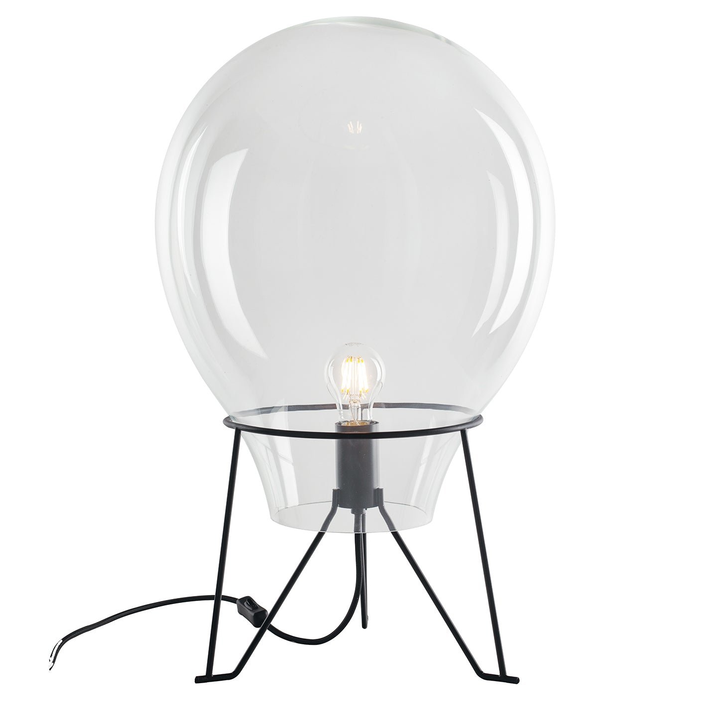 FAN I-AZUMA-L52 Stolní lampa Lume Azuma, průhledná, 1 x E27, 50 x 90,6 cm - FANEUROPE