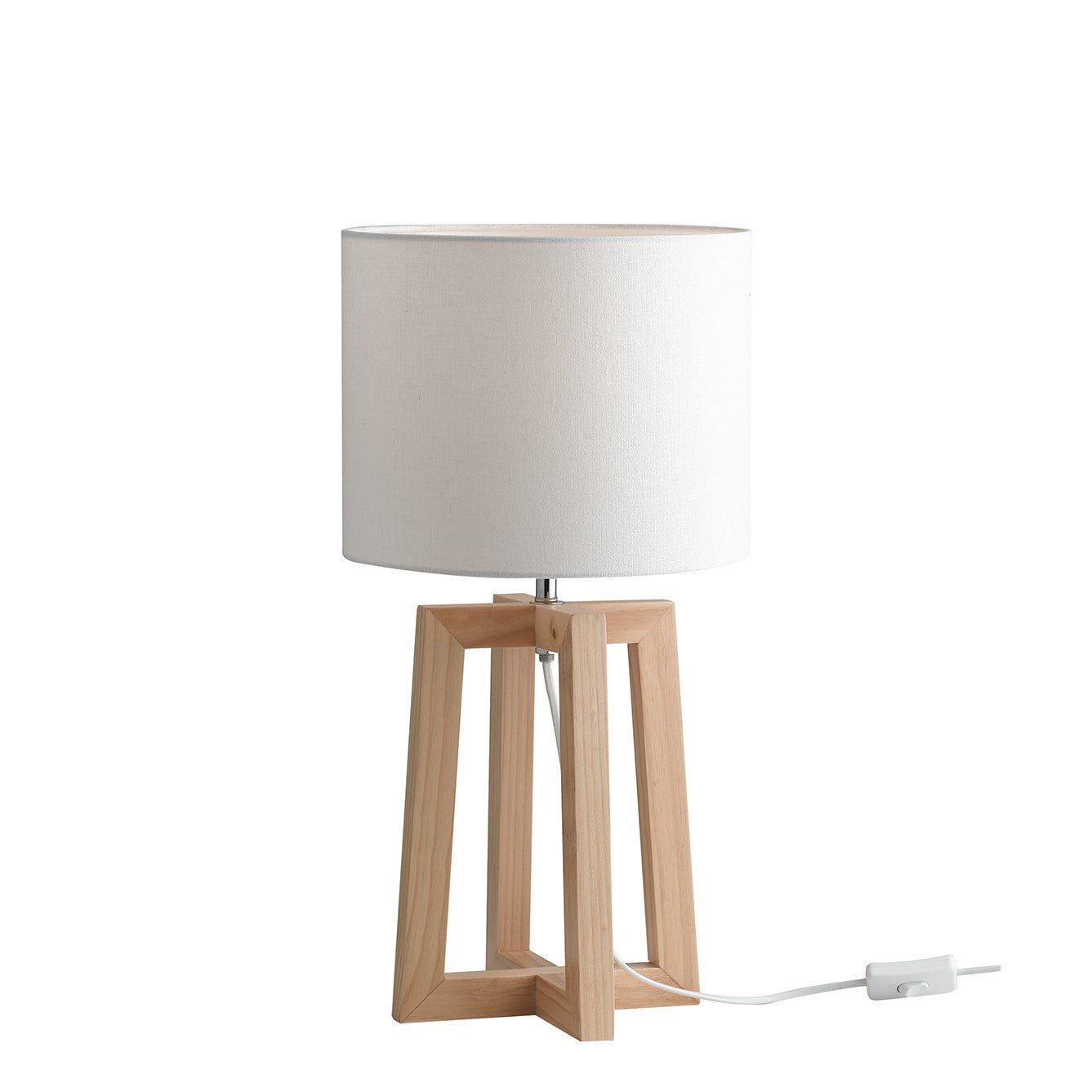 FAN I-BERRY-L Stolní lampa Lume Berry, dřevěná, 1 x E14, 25 x 47 cm - FANEUROPE