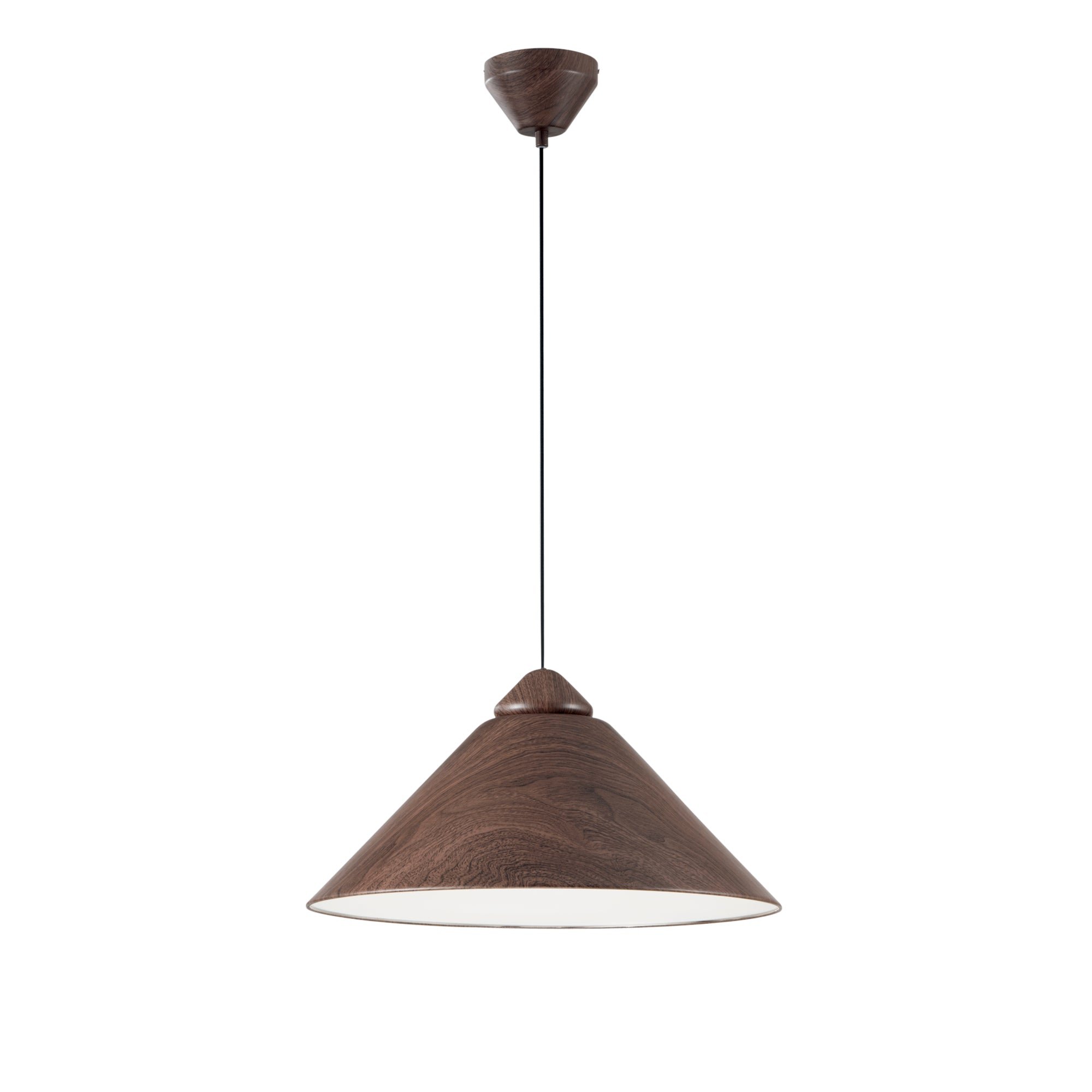 FAN I-BIGBANG-S-DW Závěsné svítidlo BigBang, hnědé/bílé, 1 x E27, 49 x 183,5 cm - FANEUROPE