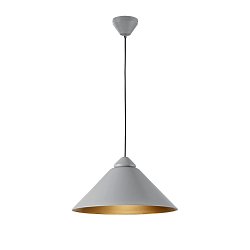 Obrázek pro produkt Závěsné svítidlo BigBang, šedé/zlaté, 1 x E27, 49 x 183,5 cm - FANEUROPE