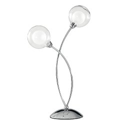 Obrázek pro produkt Stolní lampa Lume Blog, chrom, 2 x G9, 28 x 48 cm - FANEUROPE