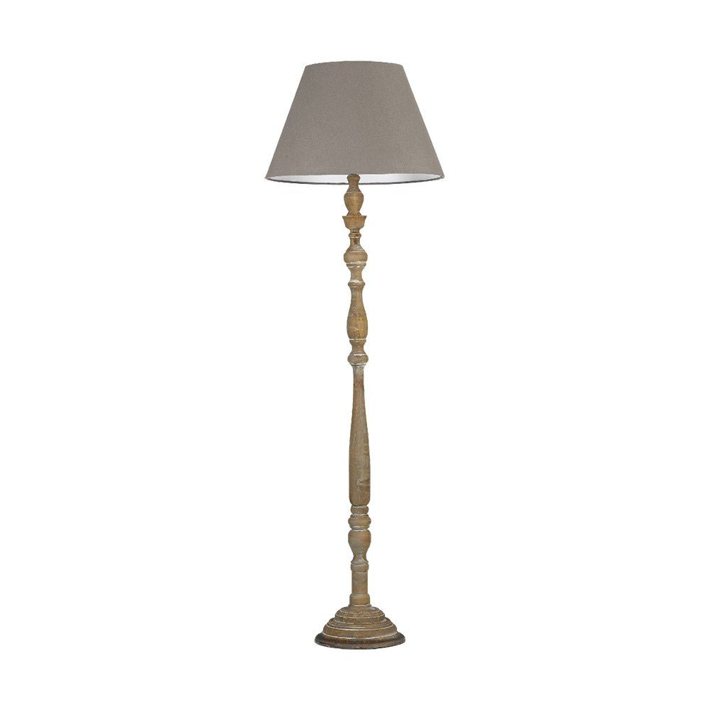 Levně FAN I-BOUTIQUE/PT Stojací lampa Piantana Boutique, dřevěná, 1 x E27, 45 x 155 cm - FANEUROPE