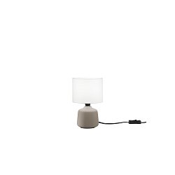 Obrázek pro produkt Stolní lampa Burano keramika, béžová, 1xE14, pr. 14 x H 22 cm - FANEUROPE