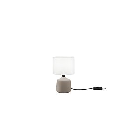 Obrázek pro produkt Stolní lampa Burano keramika, béžová, 1xE14, pr. 14 x H 22 cm - FANEUROPE