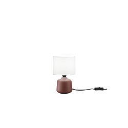 Obrázek pro produkt Stolní lampa Burano keramika, červená, 1xE14, pr. 14 x H 22 cm - FANEUROPE