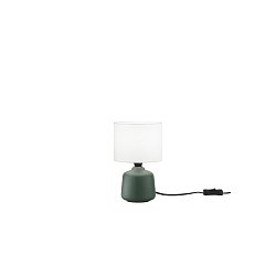 Obrázek pro produkt Stolní lampa Burano keramika, zelená, 1xE14, pr. 14 x H 22 cm - FANEUROPE