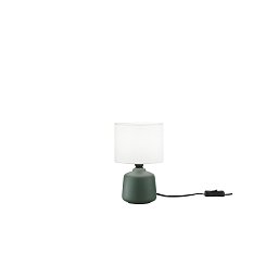 Obrázek pro produkt Stolní lampa Burano keramika, zelená, 1xE14, pr. 14 x H 22 cm - FANEUROPE
