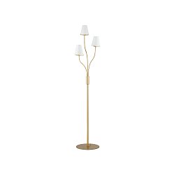 Obrázek pro produkt Stojací lampa Piantana Canto, zlaté/bílé, 3xG9, 38,5 x 158 cm - FANEUROPE
