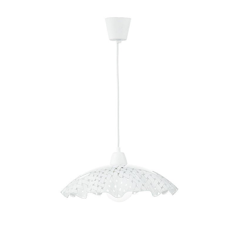 FAN I-CASHMERE-S42 Závěsné svítidlo Cashmere, bílé, 1xE27, 42 x 42 x 120 cm - FANEUROPE