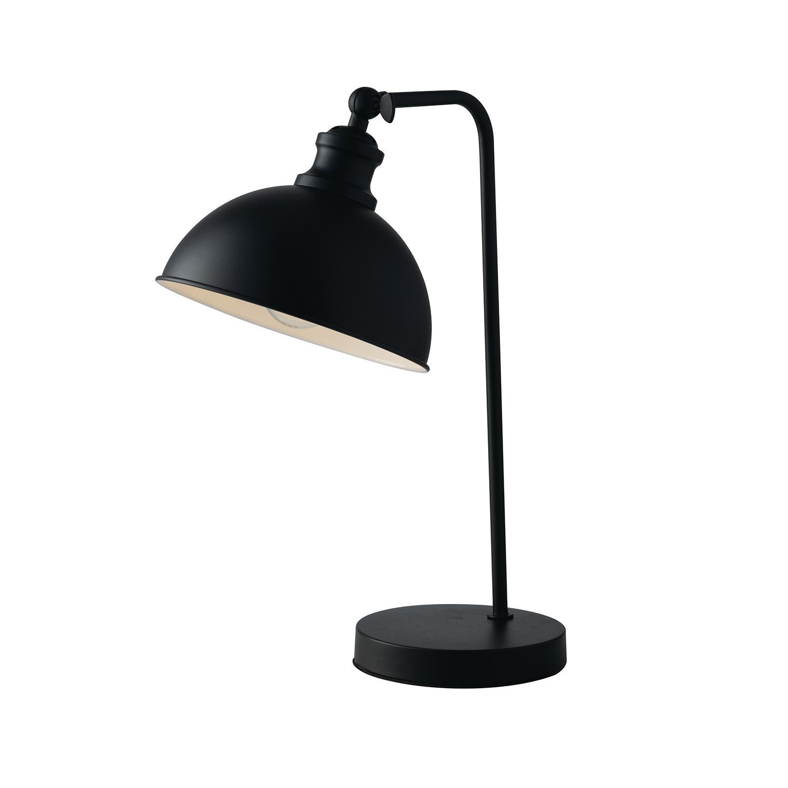 FAN I-CHARLESTON-L Stolní lampa Lume Charleston, černá, 1 x E27, 16 x 27 x 43 cm - FANEUROPE