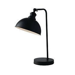 Obrázek pro produkt Stolní lampa Lume Charleston, černá, 1 x E27, 16 x 27 x 43 cm - FANEUROPE
