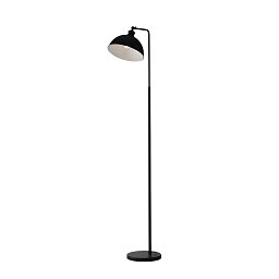 Obrázek pro produkt Stojací lampa Piantana Charleston, černá, 1 x E27, 25 x 40 x 165 cm - FANEUROPE
