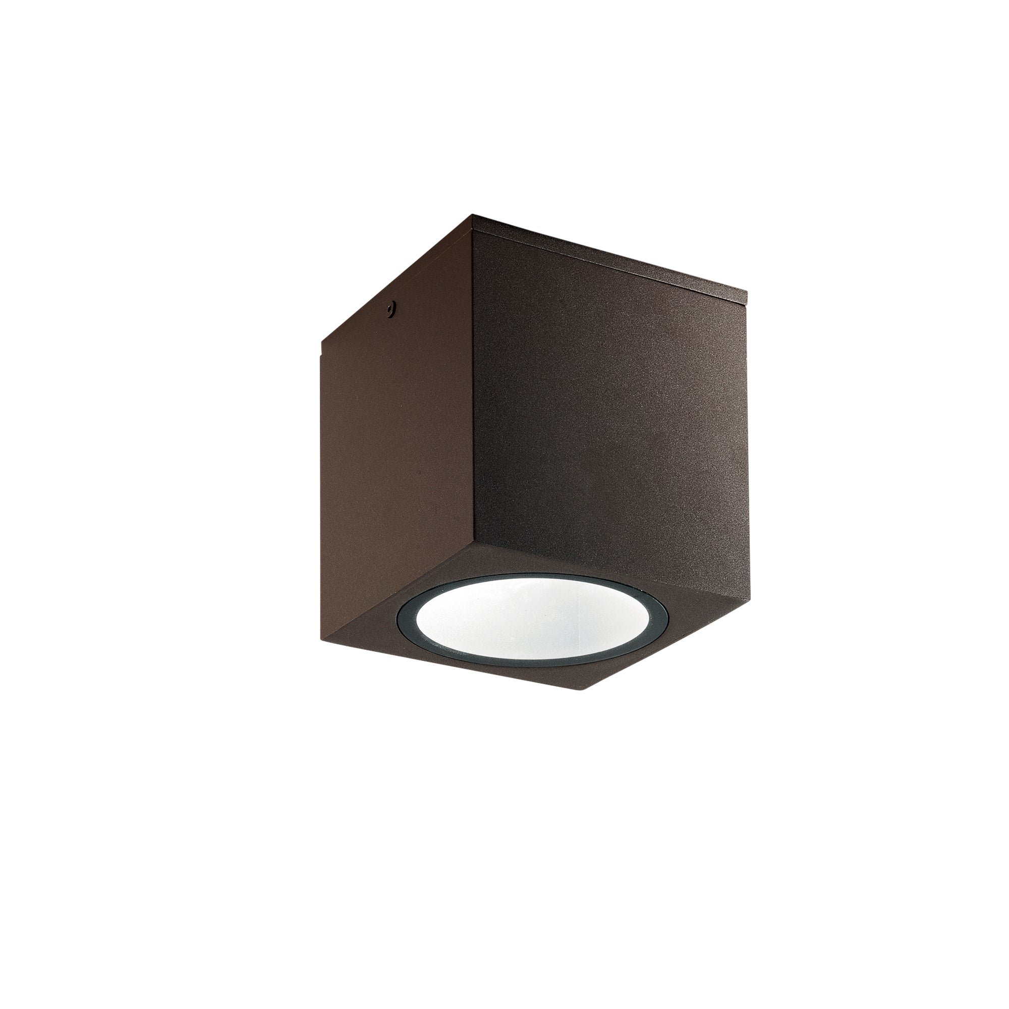 FAN I-CITIZEN-Q1-BRO Venkovní stropní svítidlo Citizen, corten, 1 x E27, IP54, 15 x 15 x 17 cm - FANEUROPE