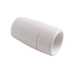 Obrázek pro produkt Příslušenství – porcelánová objímka Clay E14, bílá, 3,5 x 6 cm - FANEUROPE