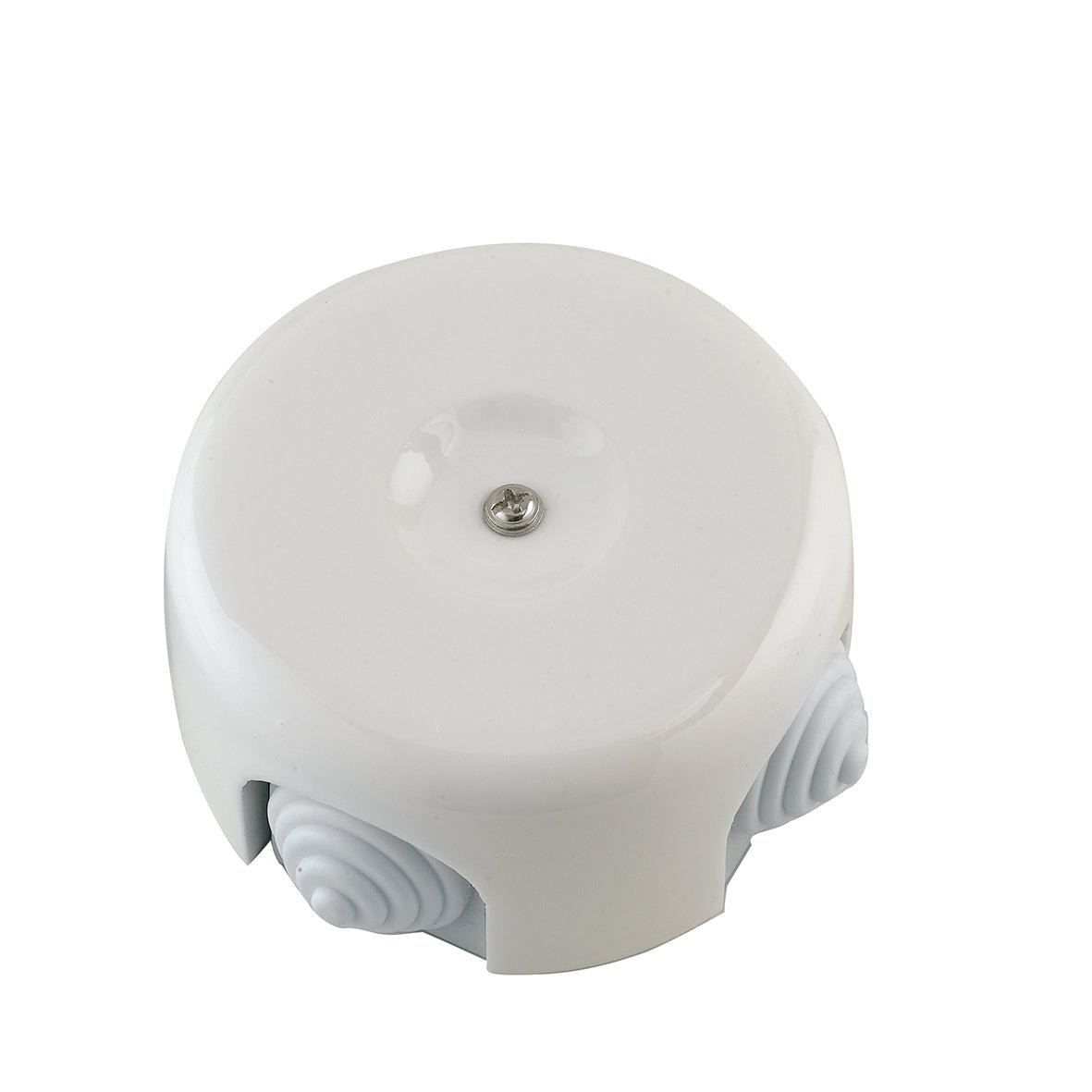 FAN I-CLAY-SCADER Příslušenství – porcelánová krabice pro elektrický rozvod Clay, bílá, 8 x 4,5 cm - FANEUROPE
