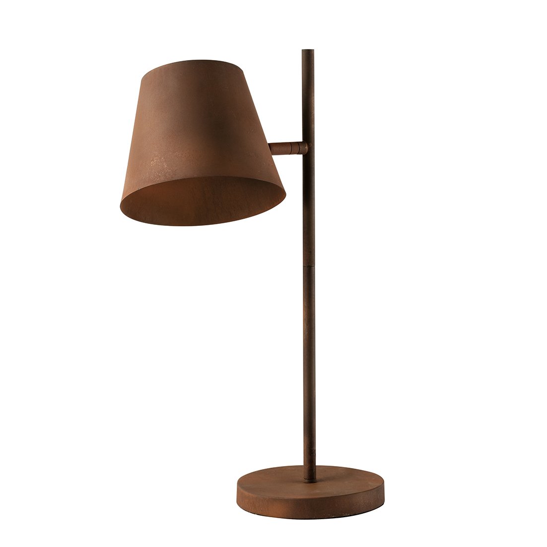 FAN I-COLT-L1 RU Stolní lampa Lume Colt, rezavá, 1 x E27, 33,5 x 55 cm - FANEUROPE
