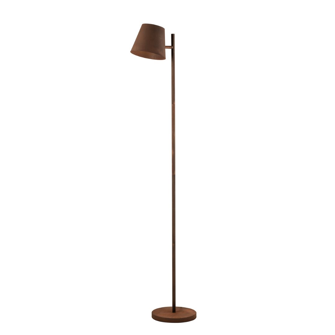 FAN I-COLT-PT1 RU Stojací lampa Piantana Colt, rezavá, 1 x E27, 37 x 160 cm - FANEUROPE