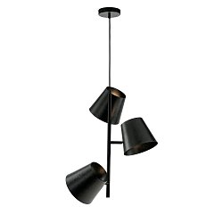 Obrázek pro produkt Závěsné svítidlo Colt, šedé, 3 x E27, 51 x 212 cm - FANEUROPE
