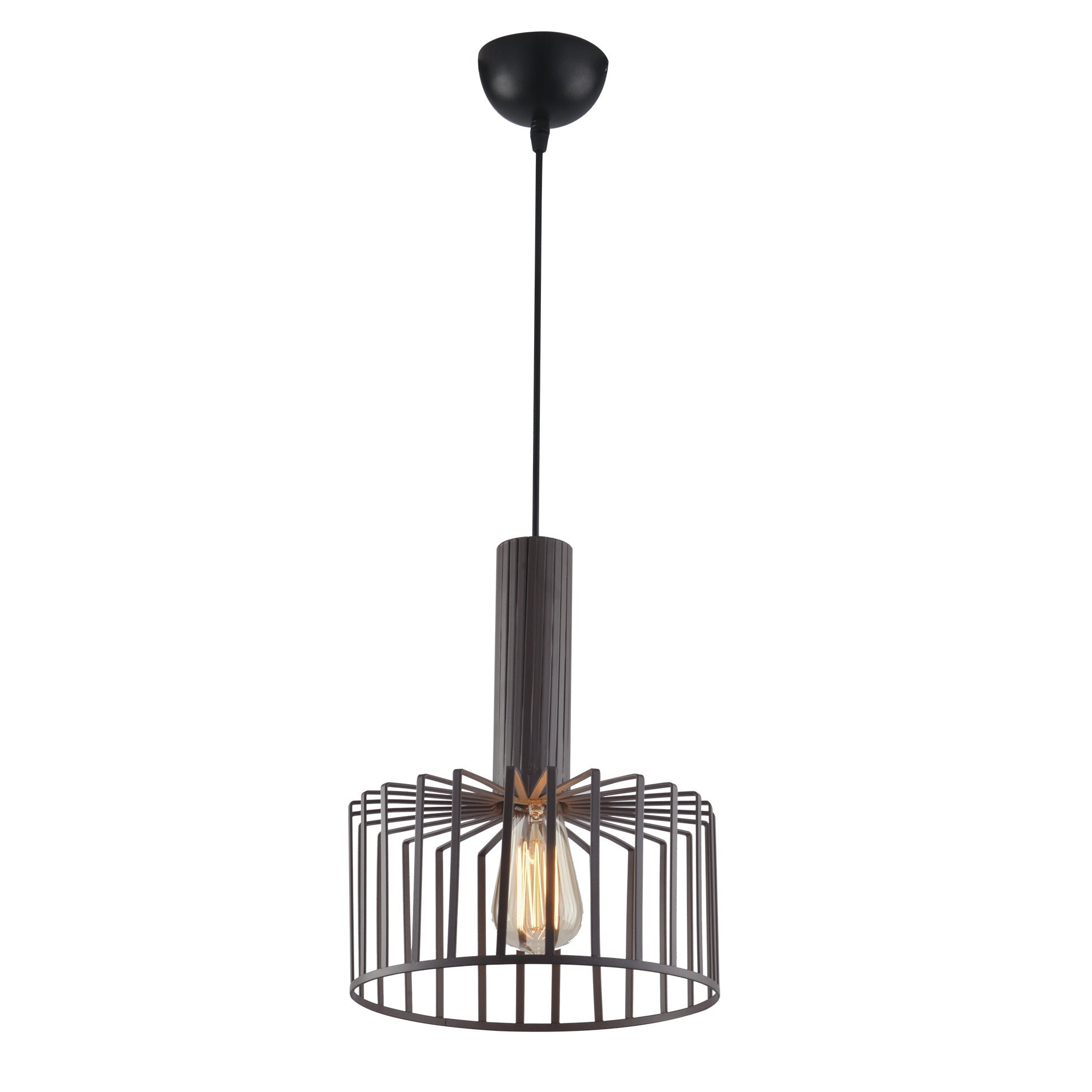 FAN I-DAYTON-S25 BRO Stropní svítidlo Dayton, bronzové, 1 x E27, 25 x 25 x 135 cm - FANEUROPE