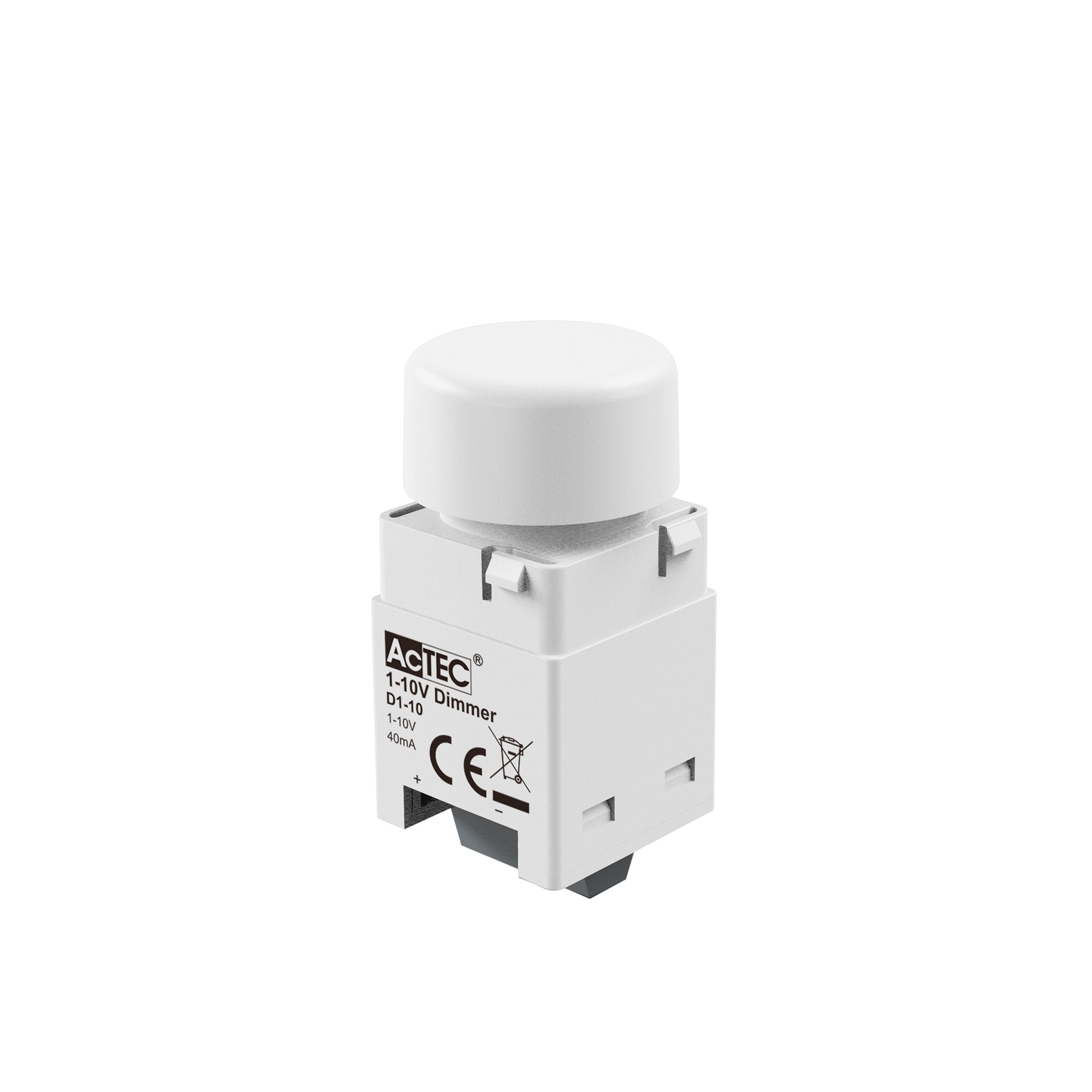 FAN I-DIMMER-D1-10 Příslušenství – stmívač Actec D1‑10, 1–100 %, 1–10 V, 40 mA, 2,2 x 2,2 x 4,8 cm - FANEUROPE