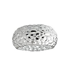 Obrázek pro produkt Stropní svítidlo Dioniso, chrom, 2 x E27, 35 x 35 x 16 cm - FANEUROPE