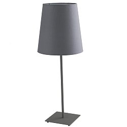 Obrázek pro produkt Stolní lampa Lume Elvis, šedá, 1 x E27, 24 x 63,5 cm - FANEUROPE