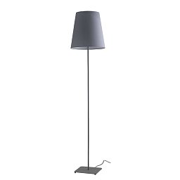 Obrázek pro produkt Stojací lampa Piantana Elvis, šedá, 1 x E27, 34 x 155 cm - FANEUROPE