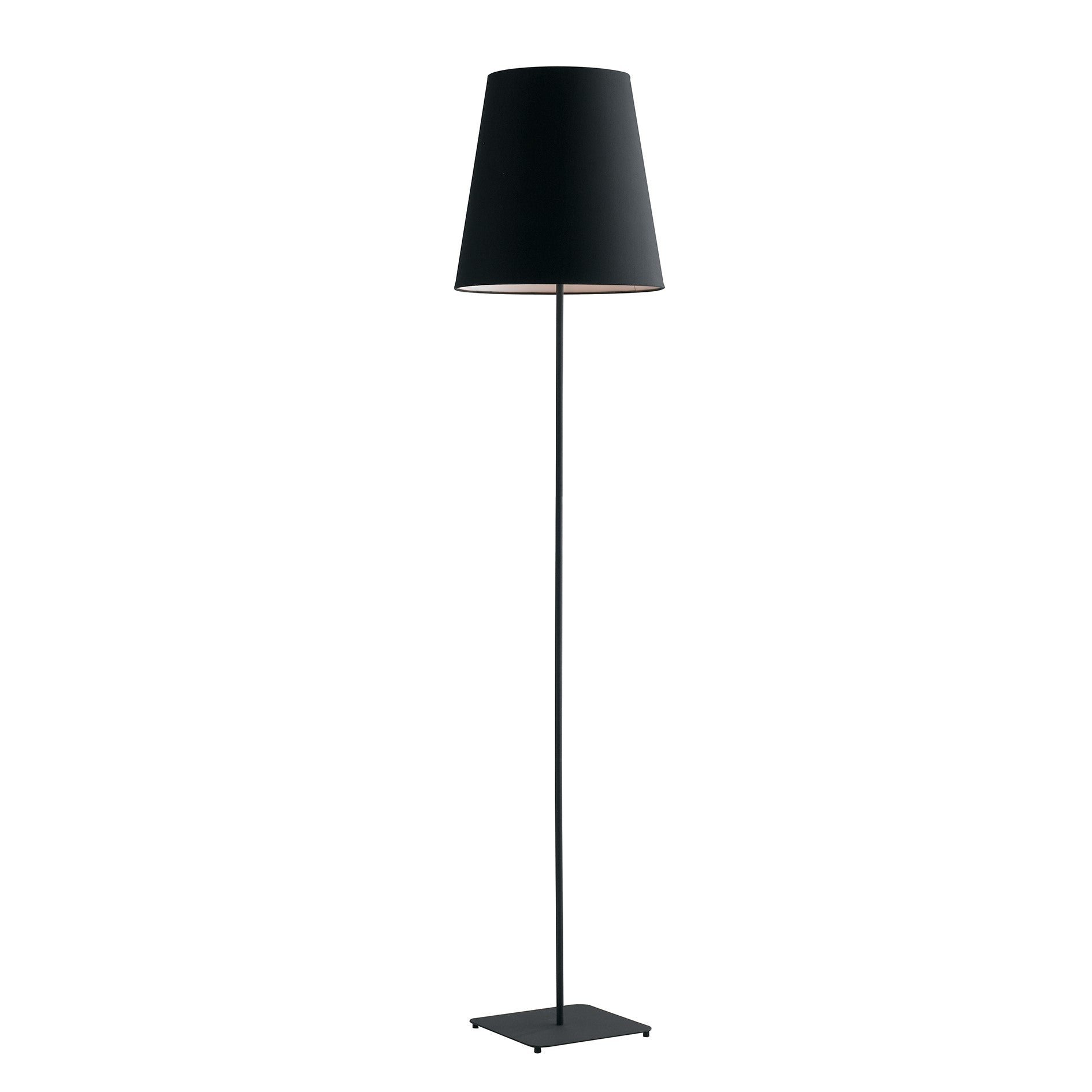 FAN I-ELVIS-PT NER Stojací lampa Piantana Elvis, černá, 1 x E27, 34 x 155 cm - FANEUROPE