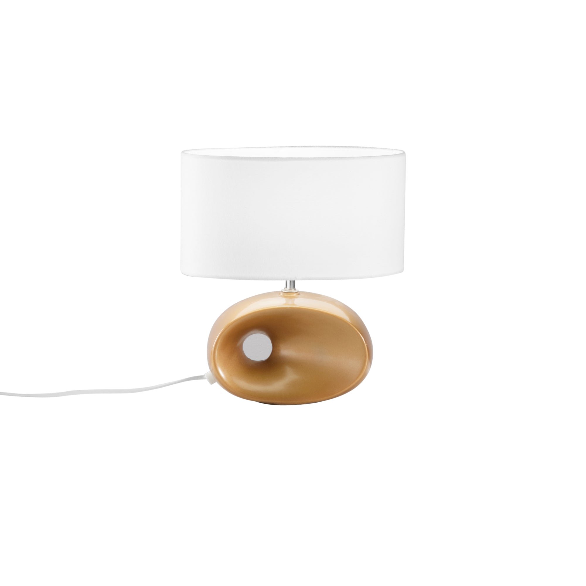 FAN I-EOLO/L 35 Stolní lampa Lumetto Eolo, zlatá, 1 x E14, 27,8 x 31,3 cm - FANEUROPE