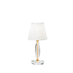 Obrázek pro produkt Stolní lampa Lumetto Epoque, zlatá, 1 x E27, 20 x 43 cm - FANEUROPE