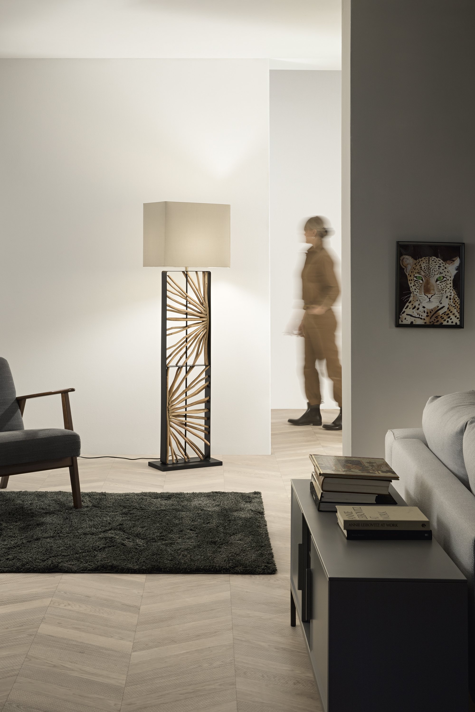 FAN I-ETHEREAL-PT Stojací lampa Ethereal 45 x 165 cm - FANEUROPE (obrázek 3)