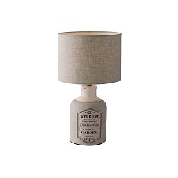 Obrázek pro produkt Stolní lampa Lume Factory, šedá, 1 x E27, 33 x 54 cm - FANEUROPE
