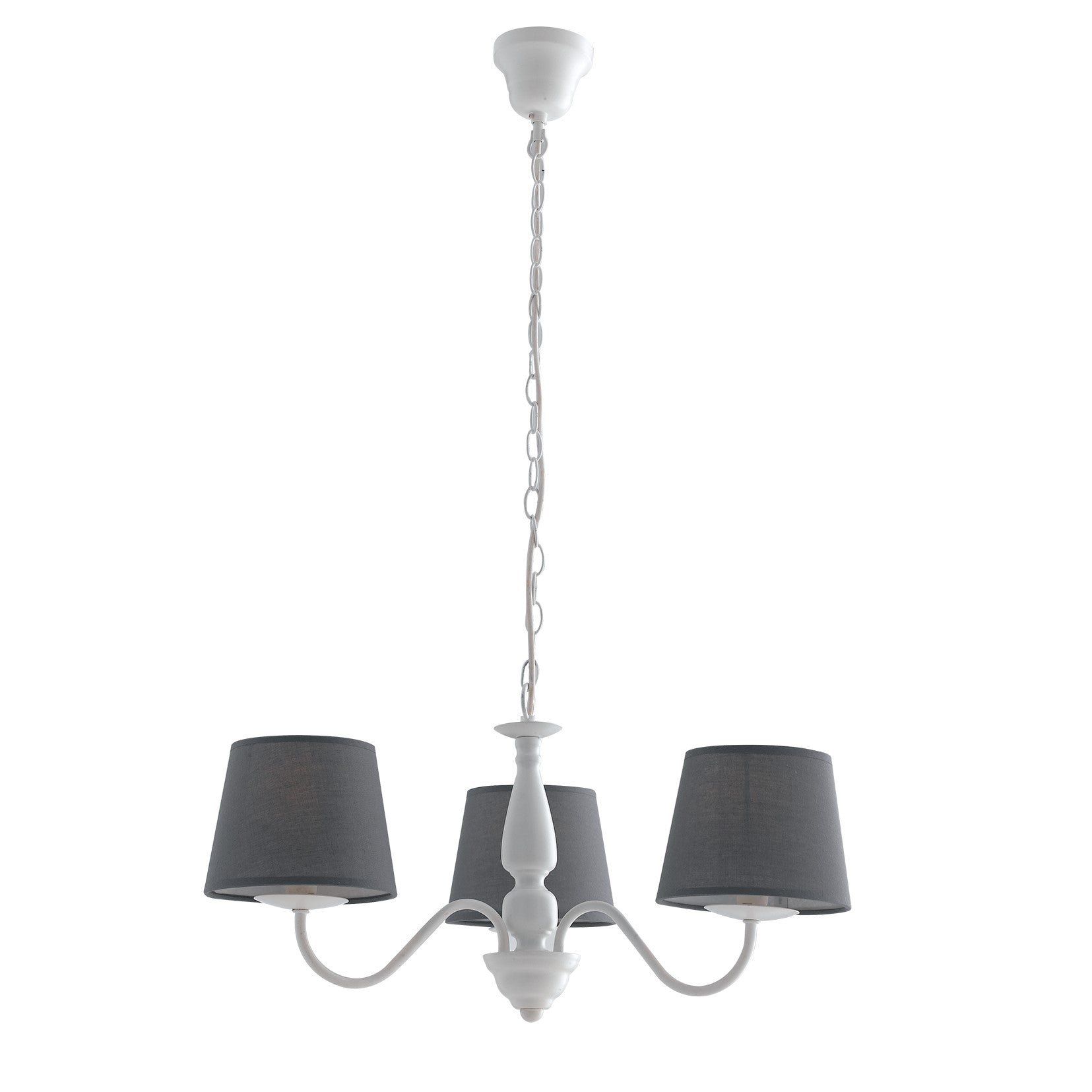 FAN I-FAVOLA/3 Závěsné svítidlo Favola, bílé/šedé, 3 x E14, 56 x 100 cm - FANEUROPE
