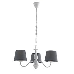 Obrázek pro produkt Závěsné svítidlo Favola, bílé/šedé, 3 x E14, 56 x 100 cm - FANEUROPE