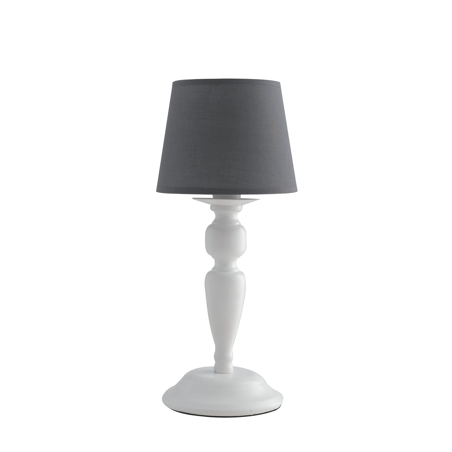 FAN I-FAVOLA/L1 Stolní lampa Lume Favola, bílé/šedé, 1 x E14, 16 x 37 cm - FANEUROPE