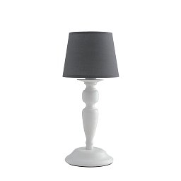 Obrázek pro produkt Stolní lampa Lume Favola, bílé/šedé, 1 x E14, 16 x 37 cm - FANEUROPE
