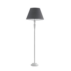 Obrázek pro produkt Stojací lampa Piantana Favola, bílé/šedé, 1 x E27, 45 x 155 cm - FANEUROPE