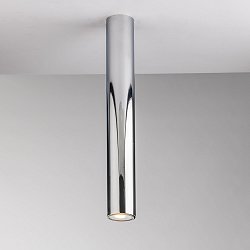 Obrázek pro produkt Stropní svítidlo Fluke, kruhové, chrom, 1 x GU10, 5,5 x 5,5 x 40 cm - FANEUROPE