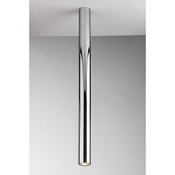 Obrázek pro produkt Stropní svítidlo Fluke, kruhové, chrom, 1 x GU10, 5,5 x 5,5 x 75 cm - FANEUROPE