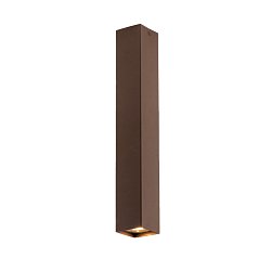 Obrázek pro produkt Stropní svítidlo Fluke, hranaté, corten, 1 x GU10, 6 x 6 x 40 cm - FANEUROPE