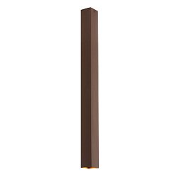 Obrázek pro produkt Stropní svítidlo Fluke, hranaté, corten, 1 x GU10, 6 x 6 x 75 cm - FANEUROPE