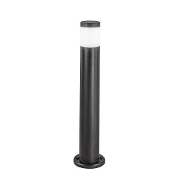 Obrázek pro produkt Sloupkové svítidlo Paletto, kruhové, polykarbonátové, černé, 1 x GU10, 17.5 x 17.5 x 77.5 cm - FANEUROPE