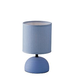 Obrázek pro produkt Stolní lampa Lumetto Furore, modrá, 1 x E14, 14 x 24 cm - FANEUROPE