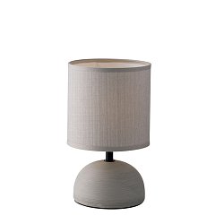 Obrázek pro produkt Stolní lampa Lumetto Furore, šedá, 1 x E14, 14 x 24 cm - FANEUROPE