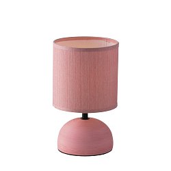 Obrázek pro produkt Stolní lampa Lumetto Furore, růžová, 1 x E14, 14 x 24 cm - FANEUROPE