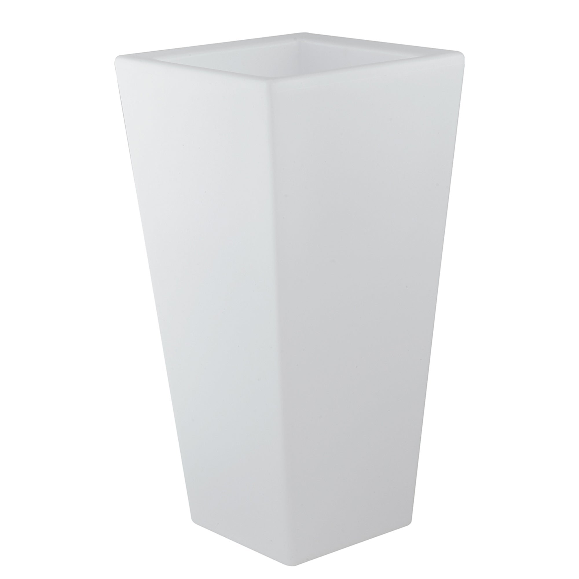 FAN I-GECO-VASO-E-Q-L Světelná váza Geco, bílá, 1 x E27, IP65, 28 x 28 x 60 cm, kabel 250 cm - FANEUROPE