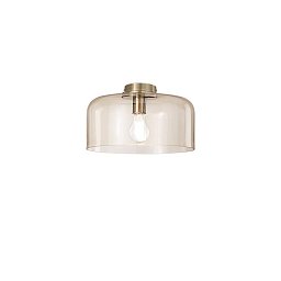 Obrázek pro produkt Stropní svítidlo Gibus, jantarové, 1 x E27, 30 x 30 x 23 cm - FANEUROPE