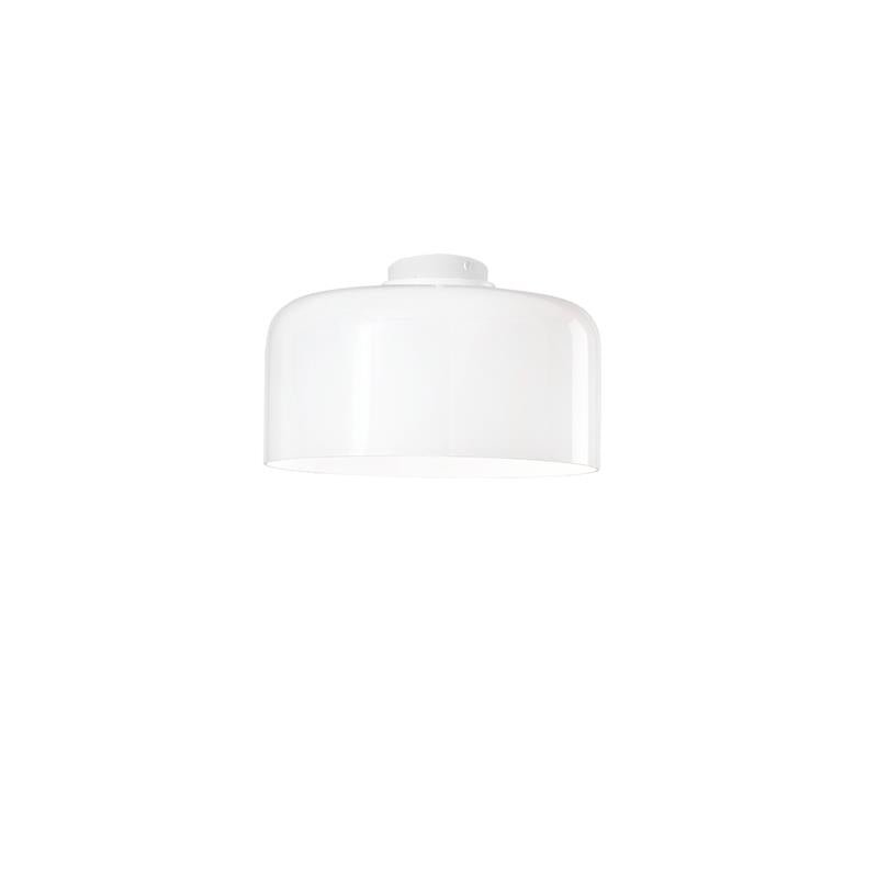 FAN I-GIBUS-PL30 BCO Stropní svítidlo Gibus, bílé, 1 x E27, 30 x 30 x 23 cm - FANEUROPE
