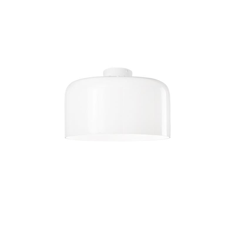 FAN I-GIBUS-PL35 BCO Stropní svítidlo Gibus, bílé, 1 x E27, 35 x 35 x 23 cm - FANEUROPE