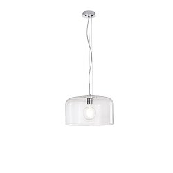 Obrázek pro produkt Závěsné svítidlo Gibus, průhledné, 1 x E27, 35 x 35 x 150 cm - FANEUROPE